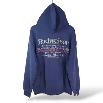 빈티지 버드와이저 90년대 지퍼 후드티 구제 의류