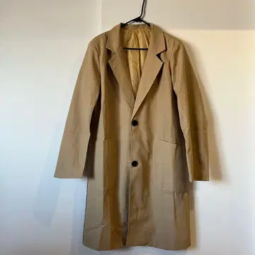 체스터 코트 남성용 숏 글렌체크 가벼운 아우터