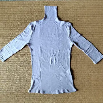 천사의 면 쉬폰 보틀넥 7부 소매