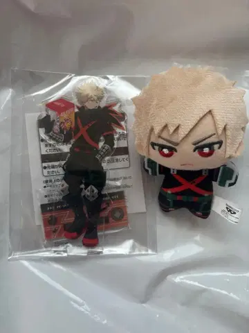 [남코 한정판] 히로아카 아크릴 플레이트 치밋토모누이 바쿠고 카츠키 캇짱