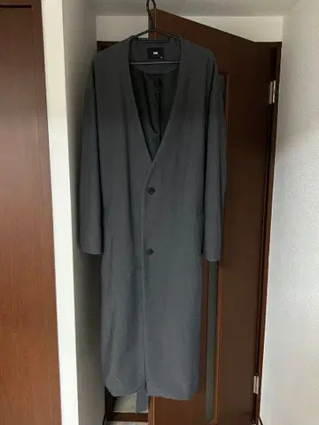 HARE 그레이 롱 코트 L