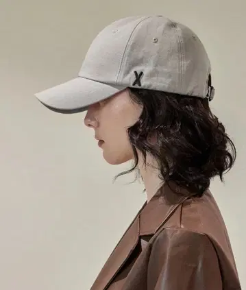 그레이 코튼 야구 모자