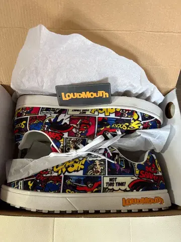 [ 새상품 미사용 ] LoudMouth 스파이크리스 골프화