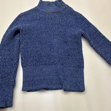 GAP 네이비 버튼 니트 스웨터 긴팔