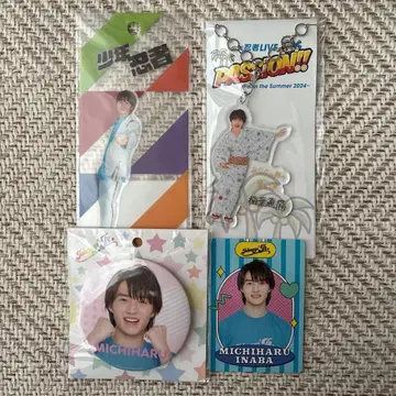 미사용 새상품 이나바 미치하루 아크링 키링 프로필 카드