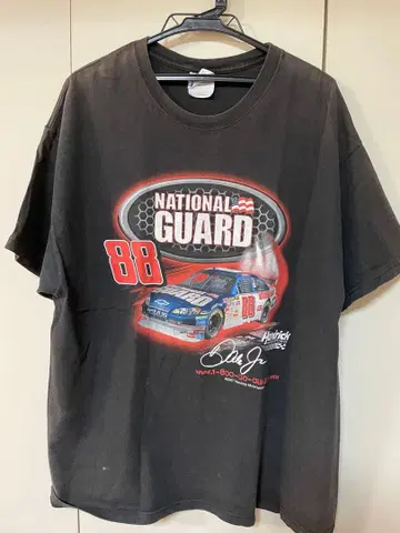 Hanes 내셔널 가드 88호차 T셔츠 XL