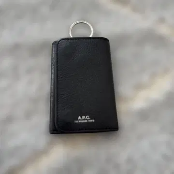 [ A.P.C. (아페쎄) ] Hiro 블랙 가죽 키케이스