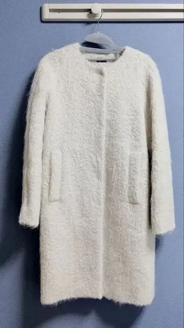 JIL SANDER NAVY 화이트 코트 질 샌더 네이비