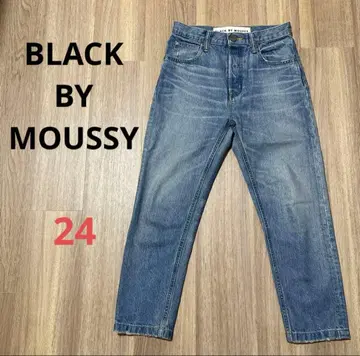 BLACK BY MOUSSY 블랙바이마우지 테이퍼드 데님 24