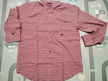 컨디션 최상 PAPAS 파파스 긴팔 셔츠 체크 무늬