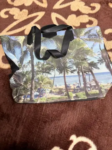 비치 디자인 토트백