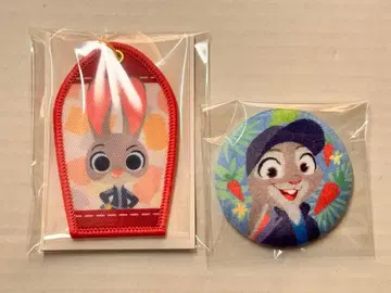 주토피아 영화 블라인드 키링 캔뱃지 주디 2개