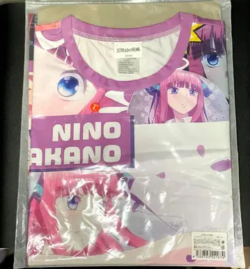 5등분의 신부 풀 그래픽 T셔츠 나카노 니노