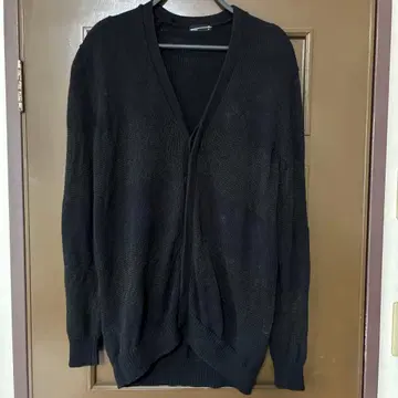 LAD MUSICIAN 블랙 비침 가디건 44