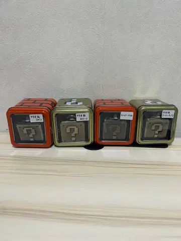 슈퍼 마리오 브라더스 포켓 워치 회중시계 4종 세트