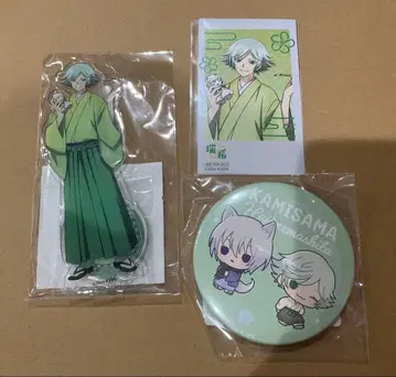 오늘부터 신령님 제비뽑기당 아크릴 스탠드 캔뱃지 미니 카드 미즈키 토모에