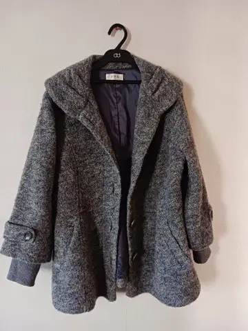 믹스 그레이 하프 코트