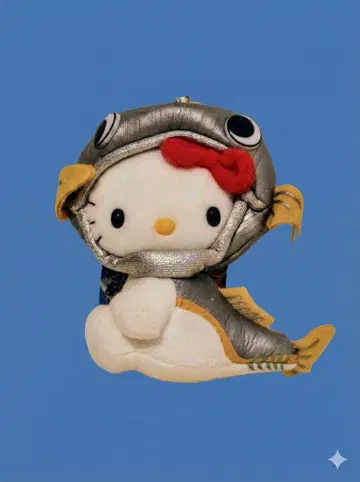 산리오 지역 한정 키티 오이타 한정판 세키아지 헬로키티 봉제 인형 키링