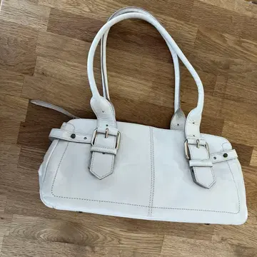 COMME CA DU MODE 화이트 가죽 핸드백