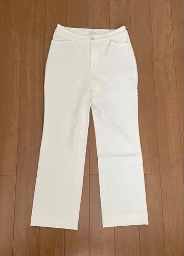 새상품 B-Three 팬츠 화이트 스트레치 가을/겨울