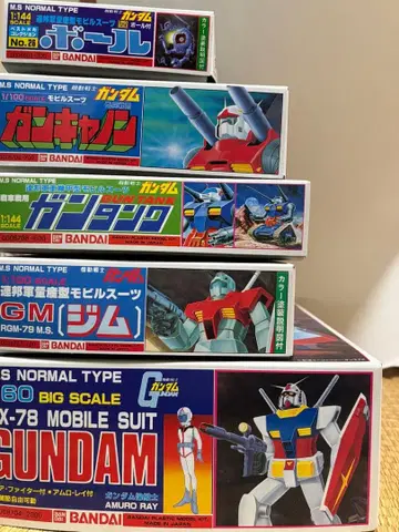 건담 건담 프라모델 구 키트 프라모델 연방군 5세트 빨간색 반다이