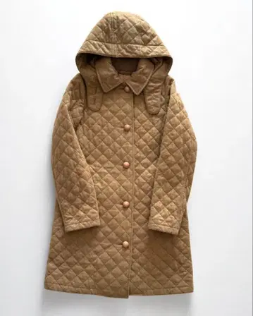 매킨토시 런던 퀼팅 코트 38 후드 탈부착 가능