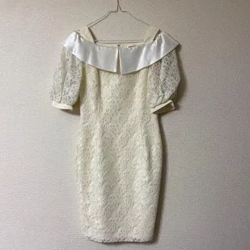 MERVEILLEUSES 아이보리 레이스 원피스