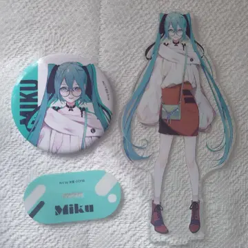 [ 하츠네 미쿠 ] 무빅 아크릴 스탠드 캔 배지