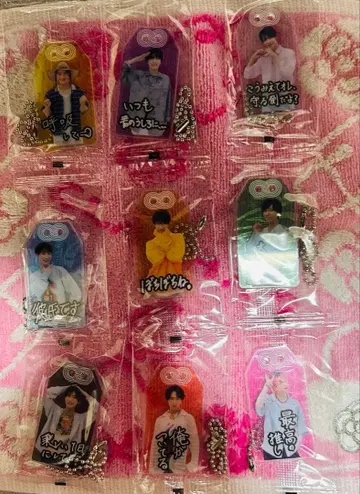 Snow Man CD 특전 부적 키링 9