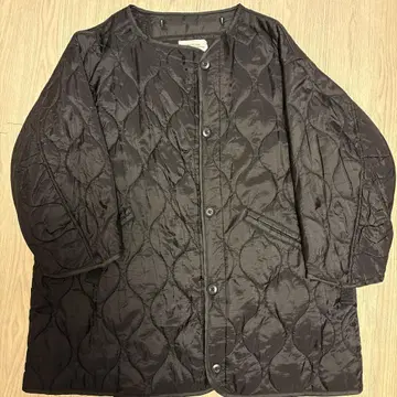 FREAK'S STORE 블랙 퀼팅 자켓 F