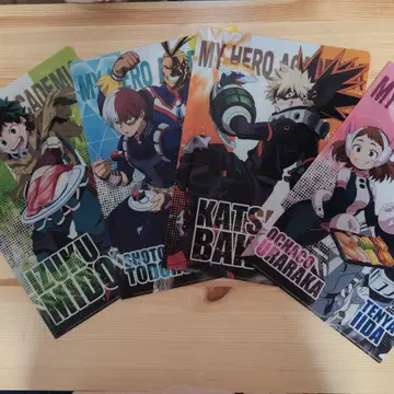 나의 히어로 아카데미아 클리어 파일 세트 4매