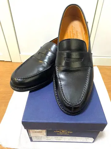 잘란 스리와야 코인 로퍼 남성용 가죽 신발