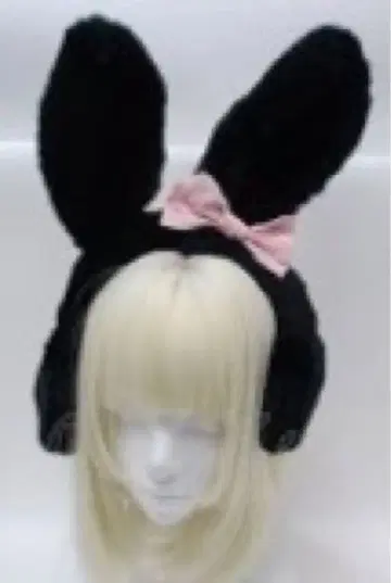 BABY 토끼 귀도리 블랙