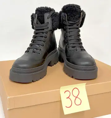 미사용 38 (24) CORSO ROMQ, 9 보아 부츠 블랙 관5857