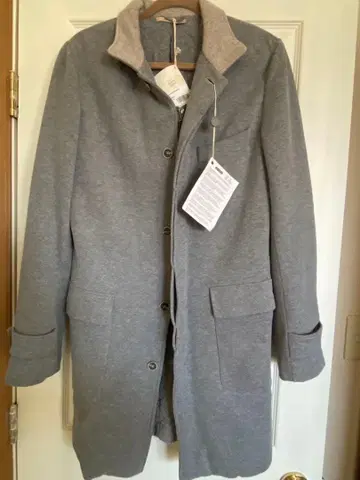 CAPOBIANCO 그레이 맨투맨 체스터 코트