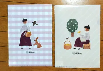 토끼와 문구캔 이벤트 한정판 넥타이 x 타치바나 코도 클리어 파일 A4