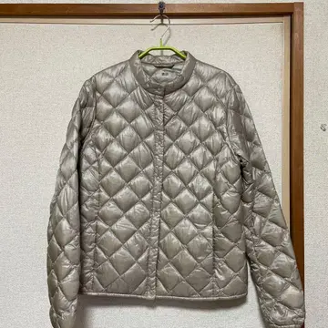 실버 퀼팅 자켓