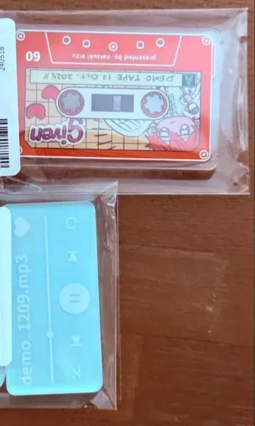 기븐 J 정원 아크릴 키링, 아크릴 스티커 (천사와 악마 ver.)