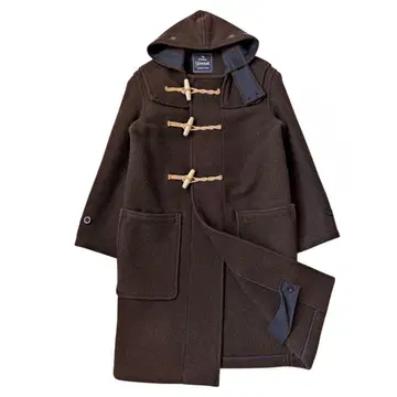 영국제 글로버올 몬티 더플 코트 브라운 36