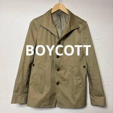 새상품급 BOYCOTT 스텐카라 코트/브라운