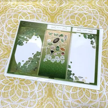 벚꽃 아크릴 프레임 신록색