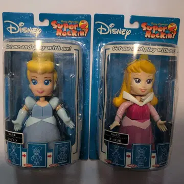 Disney Super Rockin' 신데렐라와 오로라 공주 2체 세트