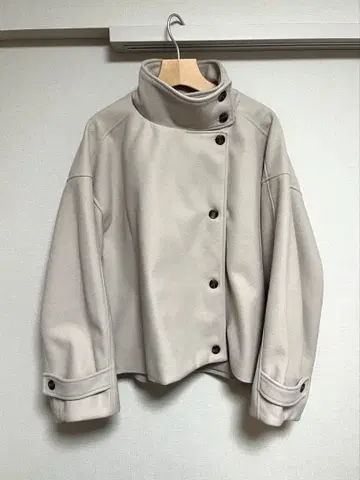 [ SELECT MOCA ] 스탠드 카라 숏코트