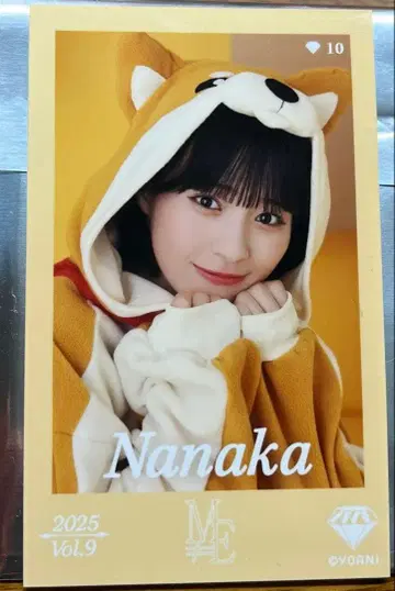 토미타 나나카 미니 포토 카드 레어 vol.9