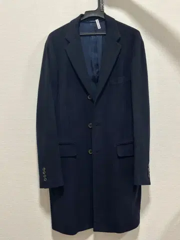 에스트네이션 네이비 체스터 코트