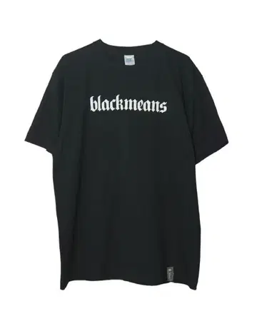 [Black Means] 스팟 아이템 ROGO TEE 'BLACK'