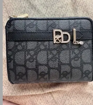 PINKY&DIANNE 블랙 접이식 지갑