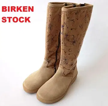 버켄스탁 BIRKENSTOCK 자수 부츠/베이지 신발