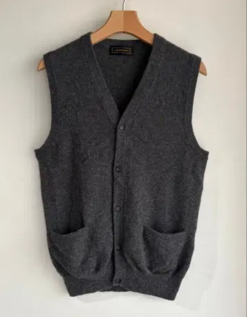 캐시미어 100% 베스트 M 다크 그레이