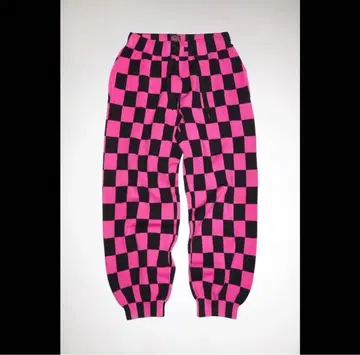 RE. 체커 블록 팬츠 나카 리이사